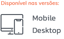 Aplicativo disponível para Android e iOS